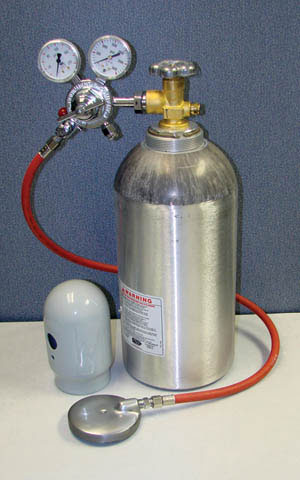 Low-Pressure Nitrogen Pressuring Assembly with Top Cap and Tank - OFITE